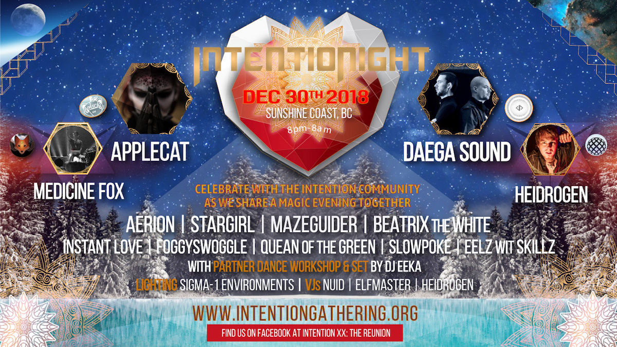 INTENTIONIGHT Dec 30-31 2018 Get your dose of Intention Magic at INTENTIONIGHT